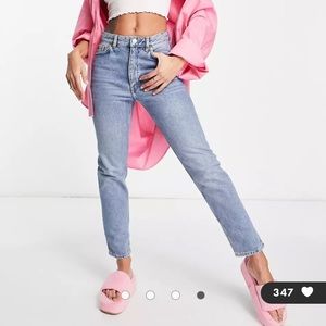 High waisted mom jeans